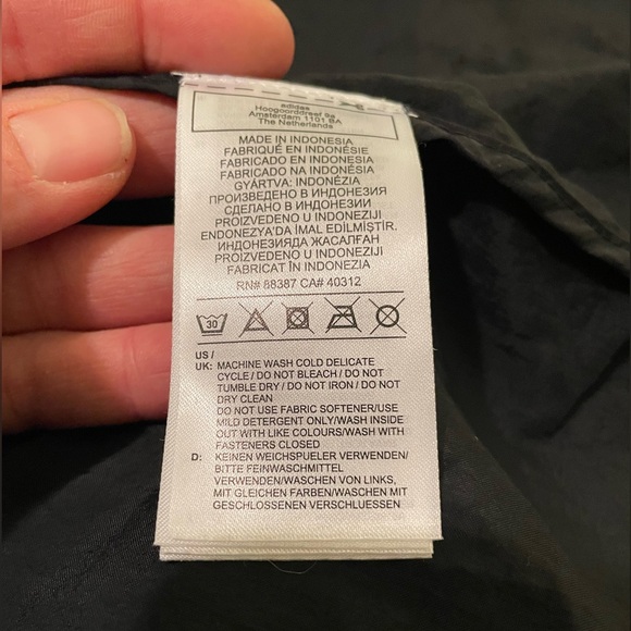 ADIDAS STELLA MCCARTNEY LIGHTWEIGHT PARKA rain coat windbreaker jacket oversized - Picture 14 of 14